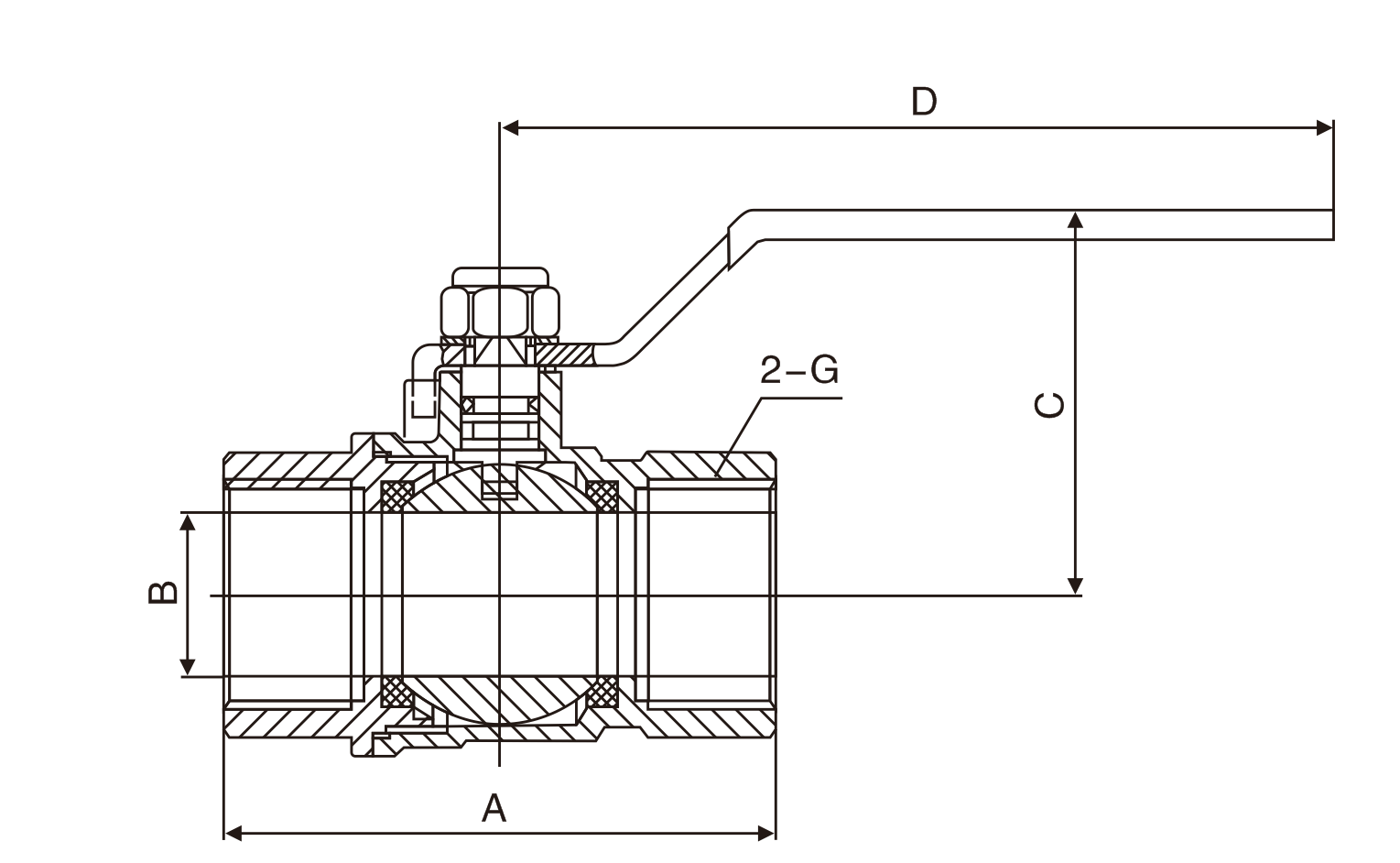 黃銅絲(sī)扣球閥(圖1) 黃銅(tóng)絲扣球閥(圖1)