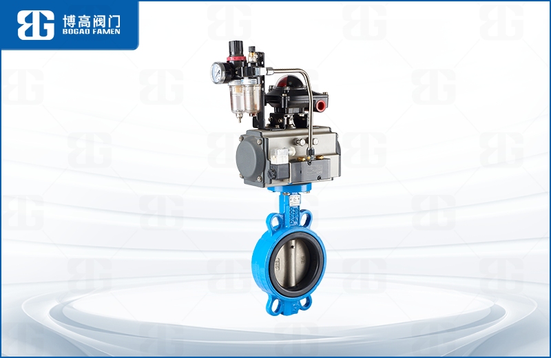 氣動對夾(jia)中線蝶閥